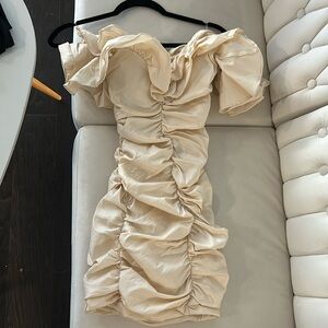 oh polly flower dress offshoulder - new